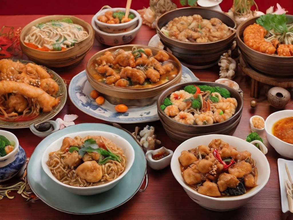китайские блюда на китайский новый год