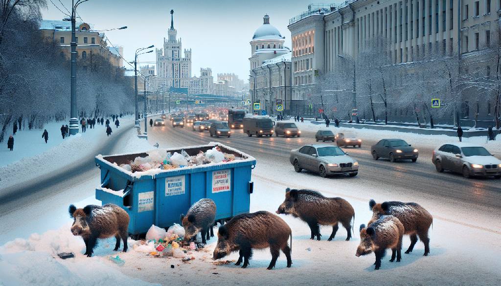 Кабаны в Москве