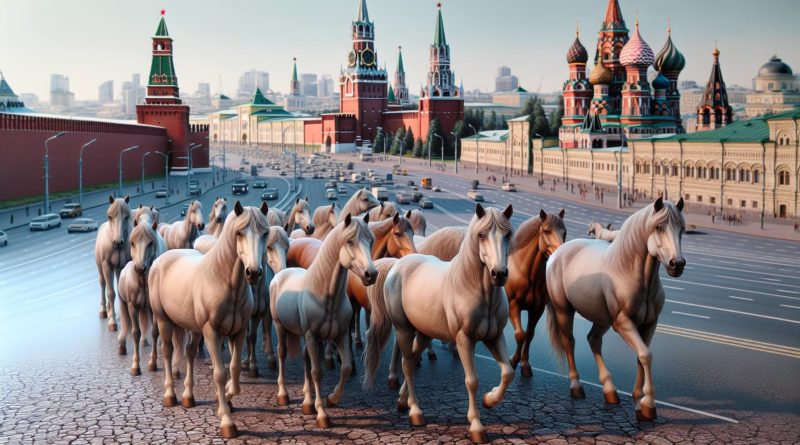 конное достояние России, лошади в Москве
